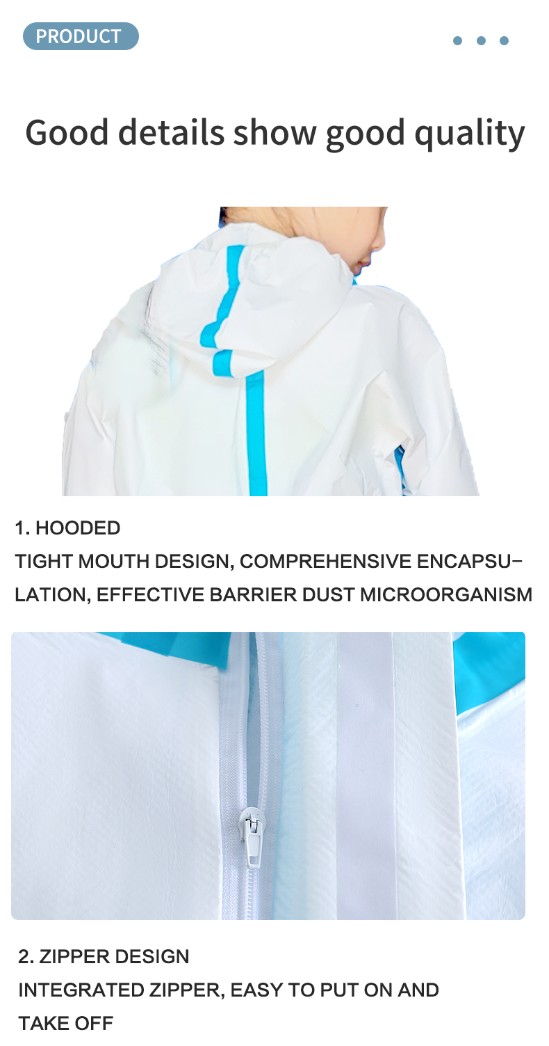 Safety Protective Waterproof Microporous Film Coverall Dust Proof Healthcare Kids Disposable Coveralls-Xiantao Zhikang Protective Products Co., Ltd. Safety Protective Waterproof Microporous Film Coverall Dust Proof Healthcare Kids Disposable Coveralls-Xiantao Zhikang Protective Products Co., Ltd.