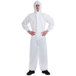 protective coverall – white