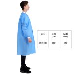 Customized Zhierkang Disposable  Lab Coats SMS/PP White/Blue/Dark/Pink for Hospital Laboratory-Xiantao Zhikang Protective Products Co., Ltd.