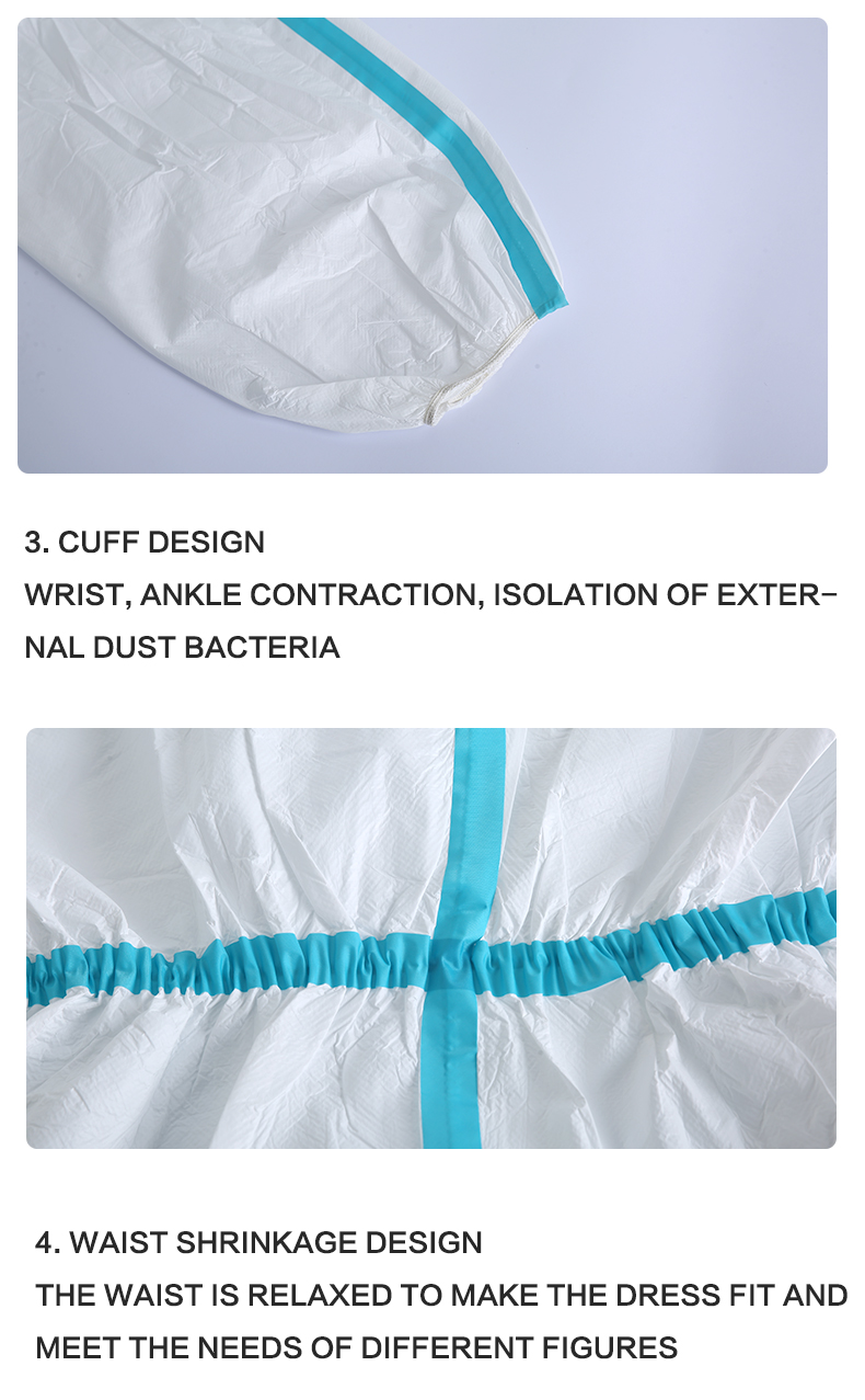Safety Protective Waterproof Microporous Film Coverall Dust Proof Healthcare Kids Disposable Coveralls-Xiantao Zhikang Protective Products Co., Ltd. Safety Protective Waterproof Microporous Film Coverall Dust Proof Healthcare Kids Disposable Coveralls-Xiantao Zhikang Protective Products Co., Ltd.